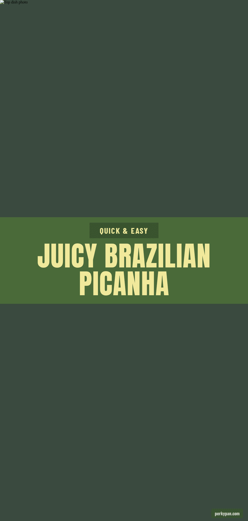 Brazilian picanha recipe recipe