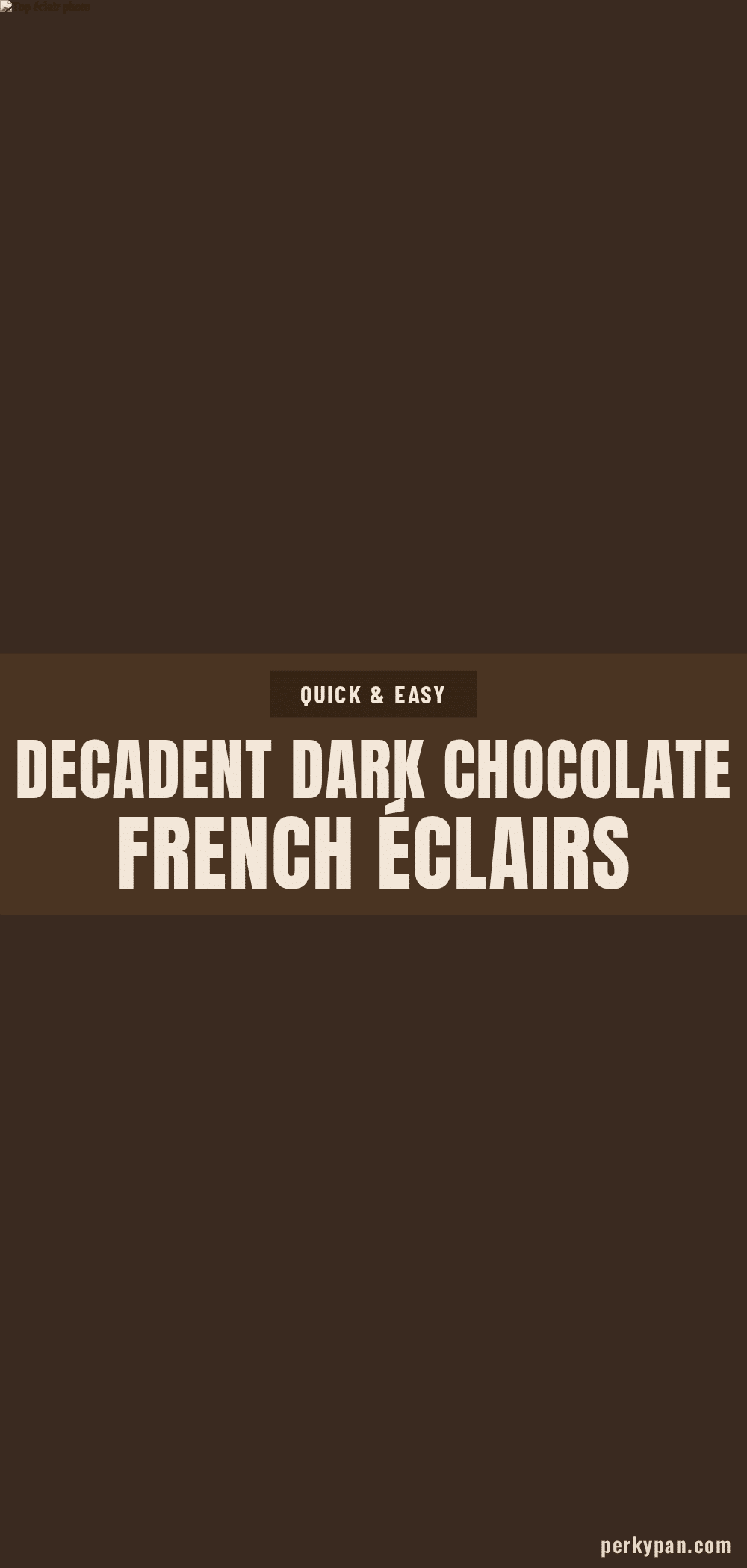 French chocolate éclair recipe recipe