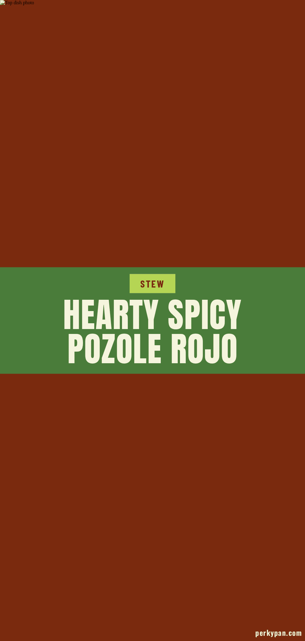 hearty pozole rojo recipe