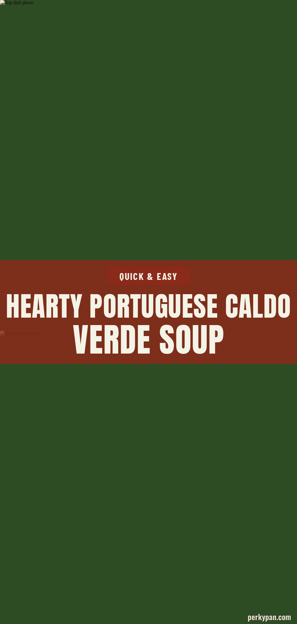 Portuguese Caldo Verde soup recipe