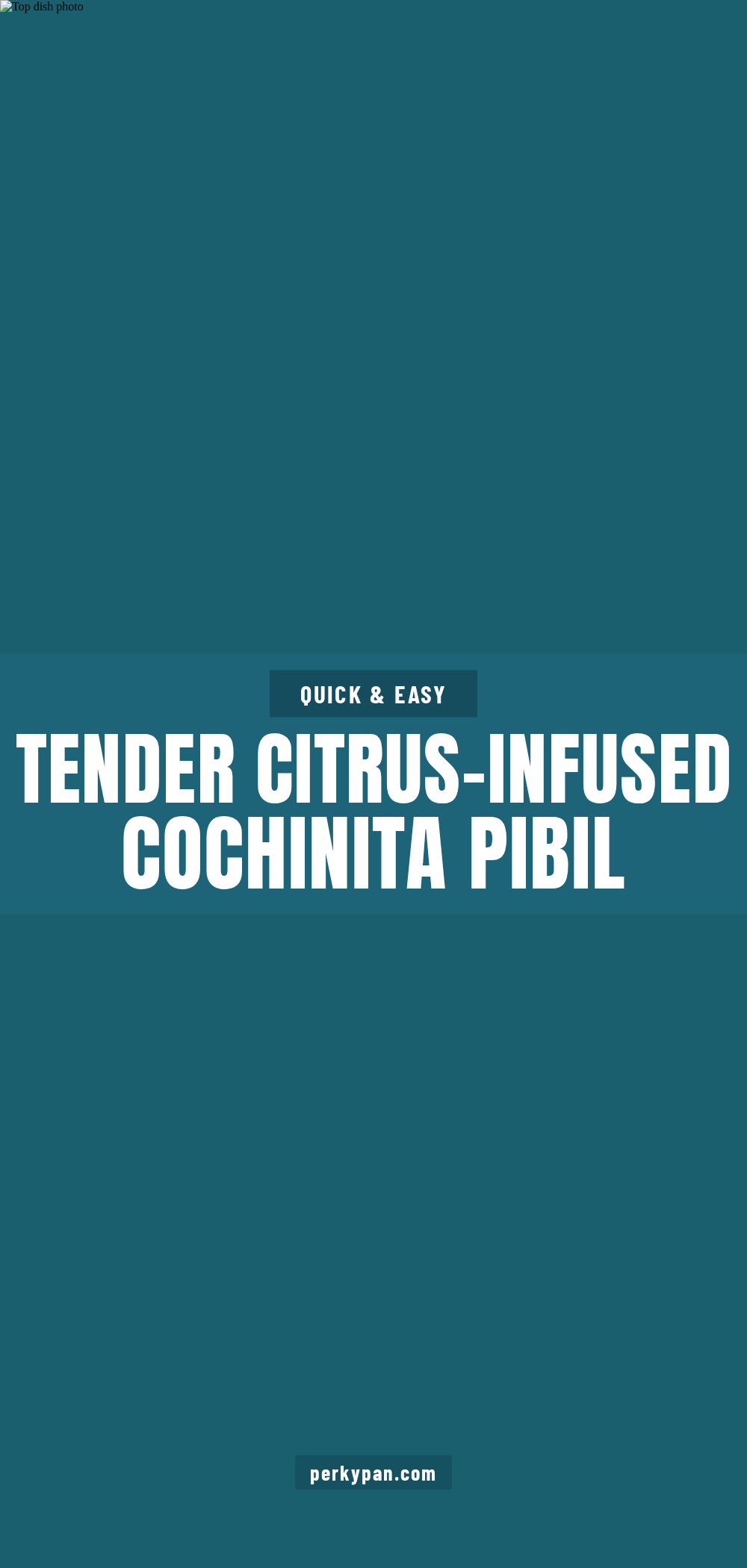 tender cochinita pibil slow roasted with citrus recipe