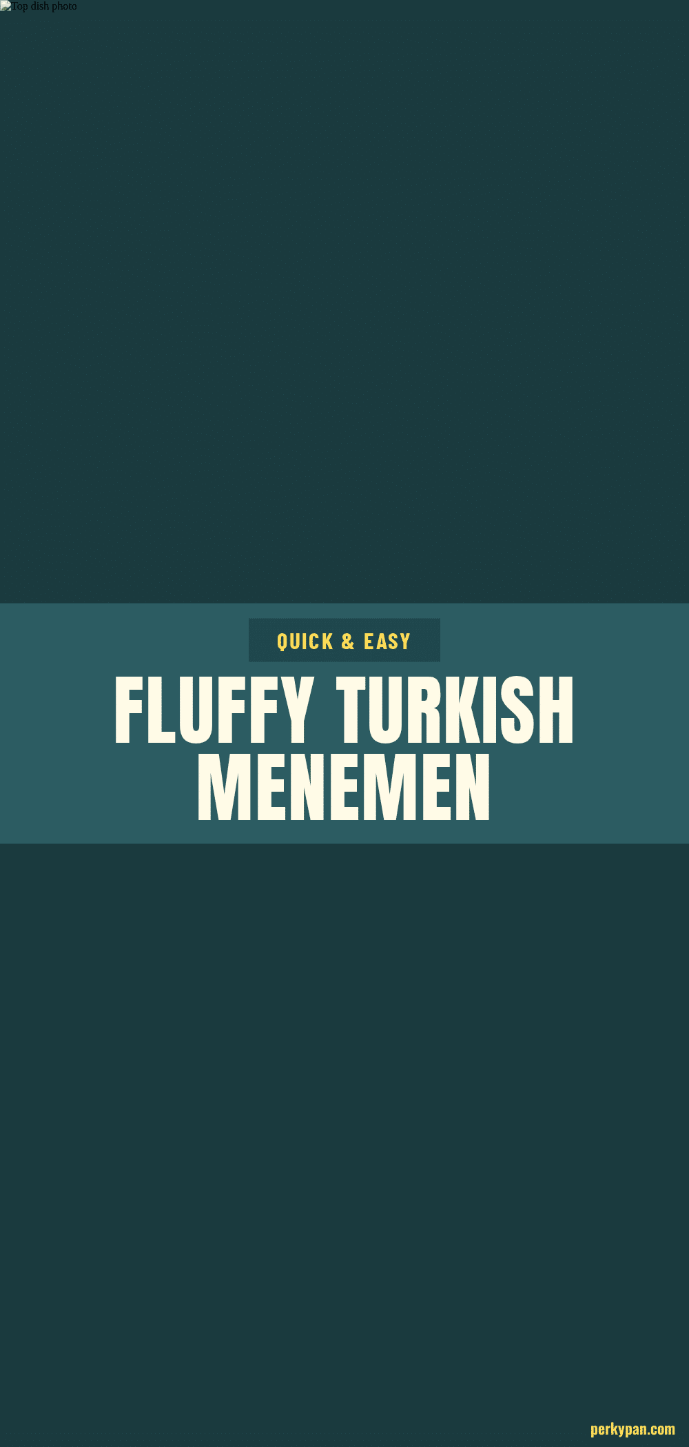 Turkish menemen recipe recipe