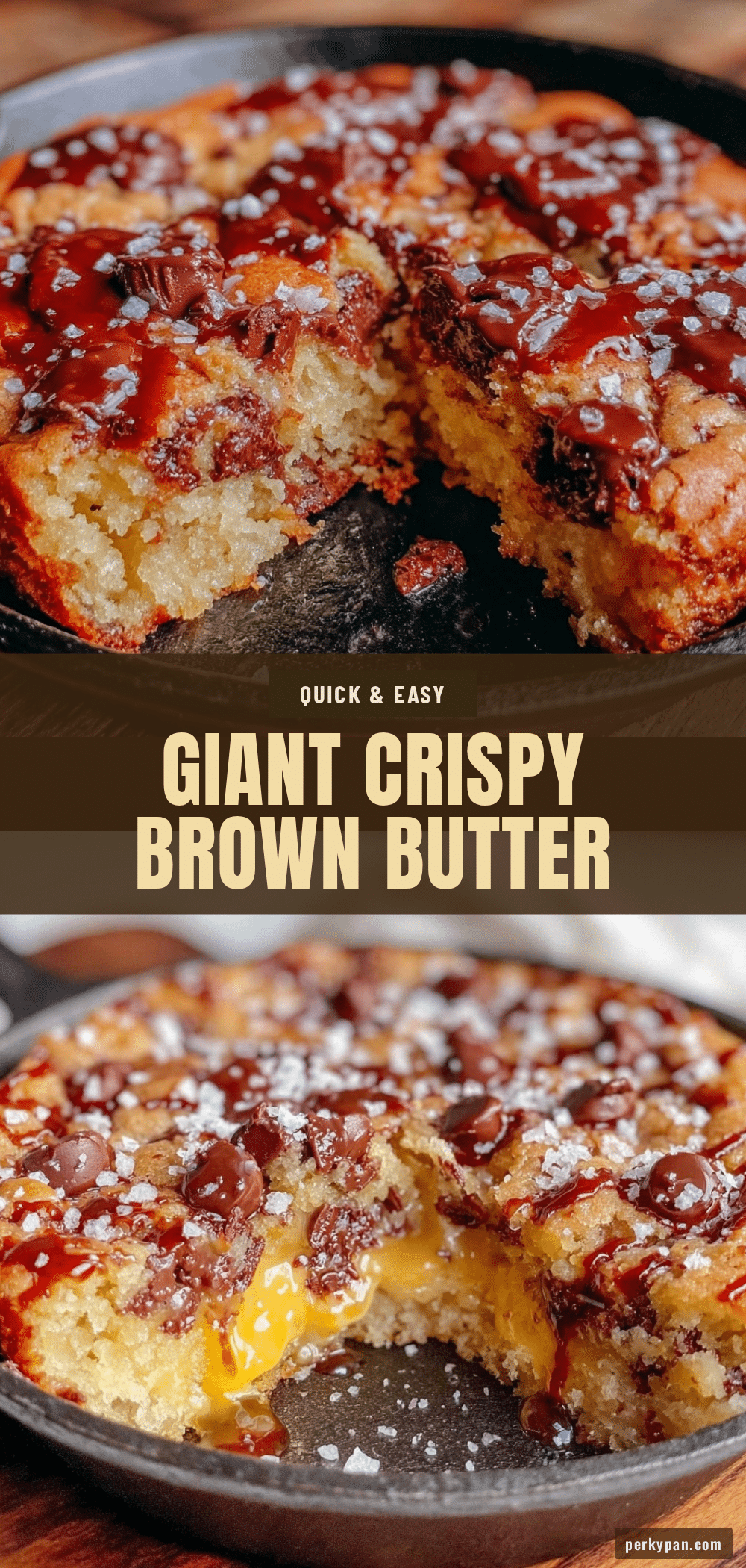 brown butter skillet cookie recipe