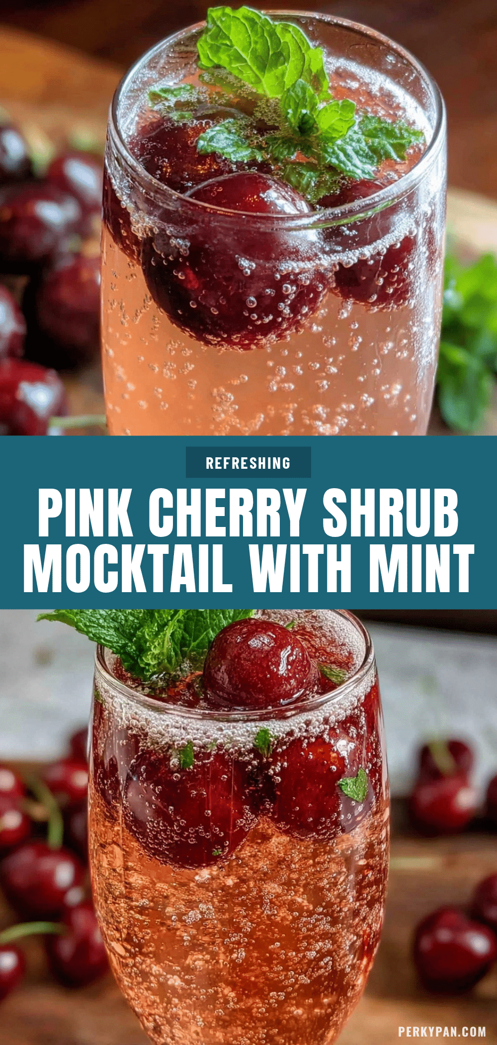 cherry shrub mocktail recipe