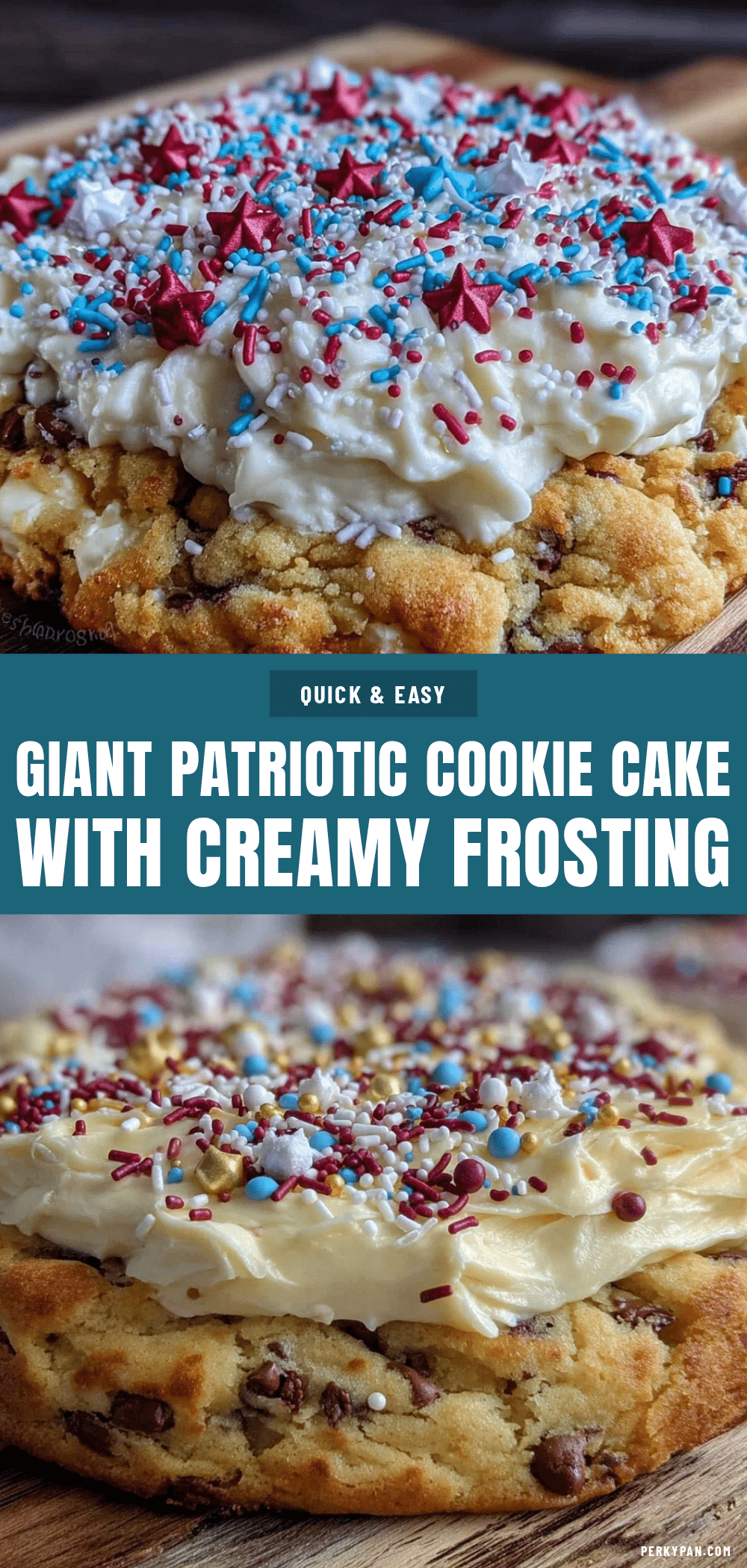 cozy giant patriotic cookie cake recipe