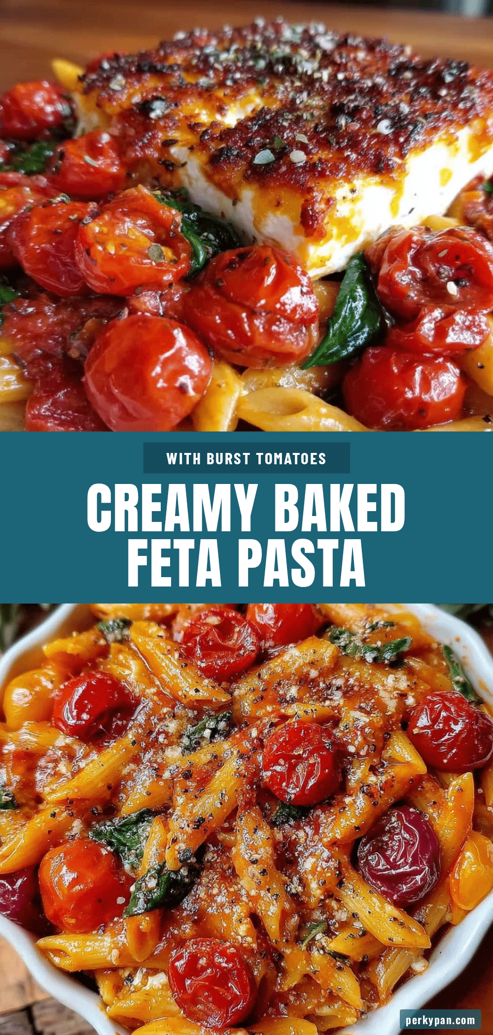 creamy baked feta pasta recipe