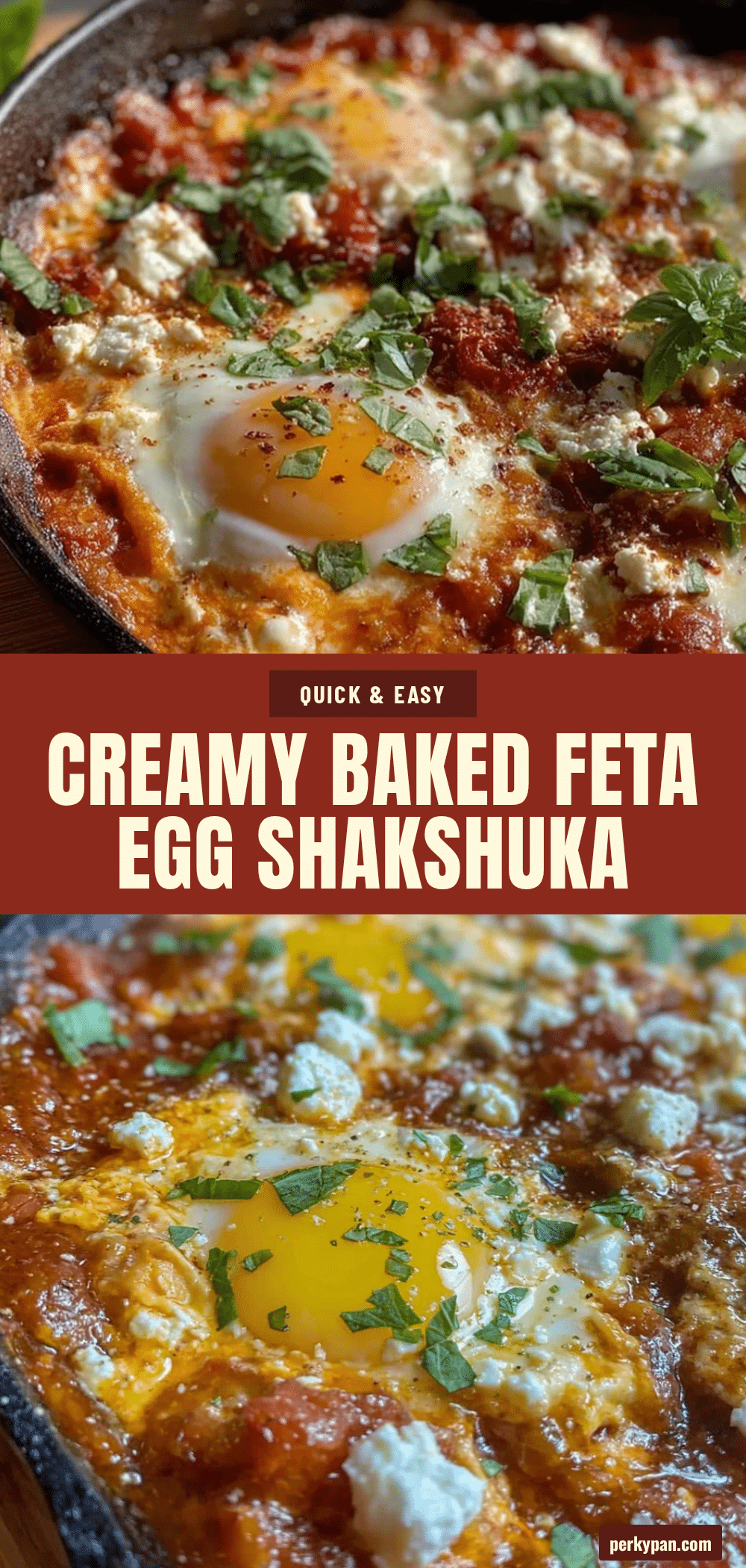creamy baked feta shakshuka recipe