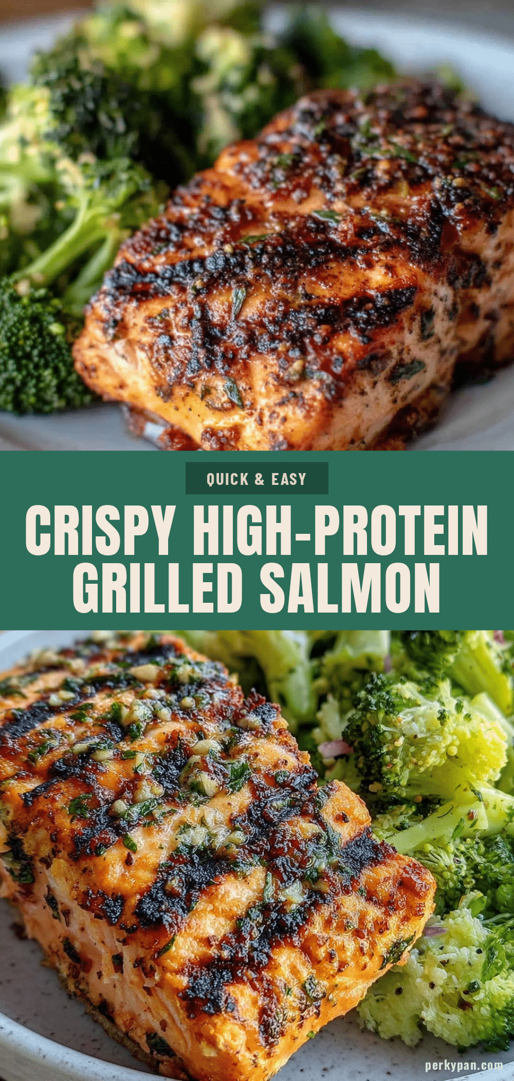 crispy high-protein grilled salmon recipe