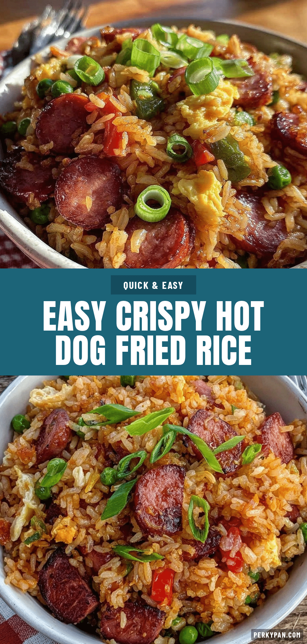 crispy hot dog fried rice recipe