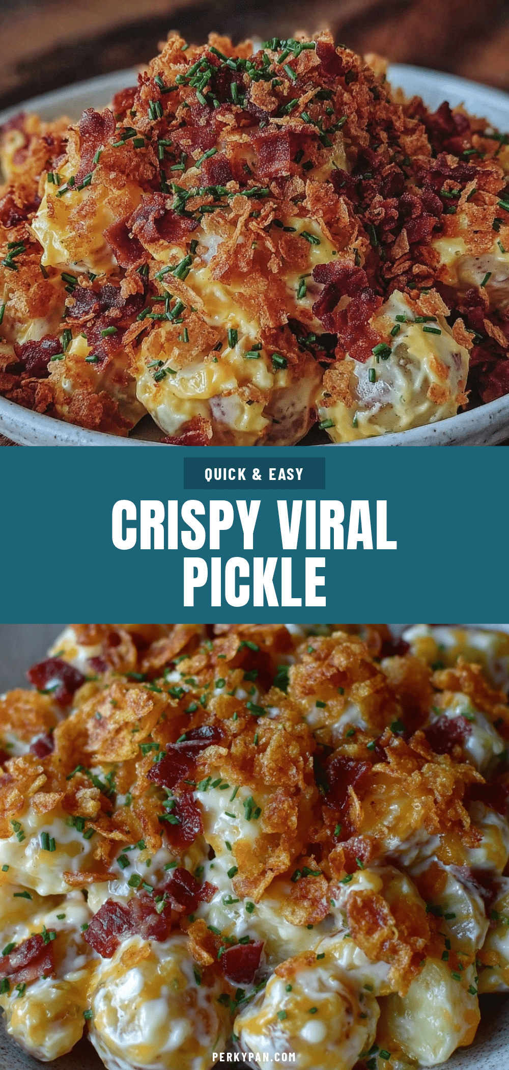 crispy viral pickle potato salad recipe