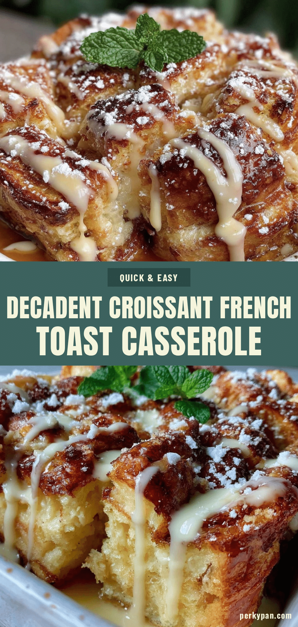 croissant french toast casserole recipe