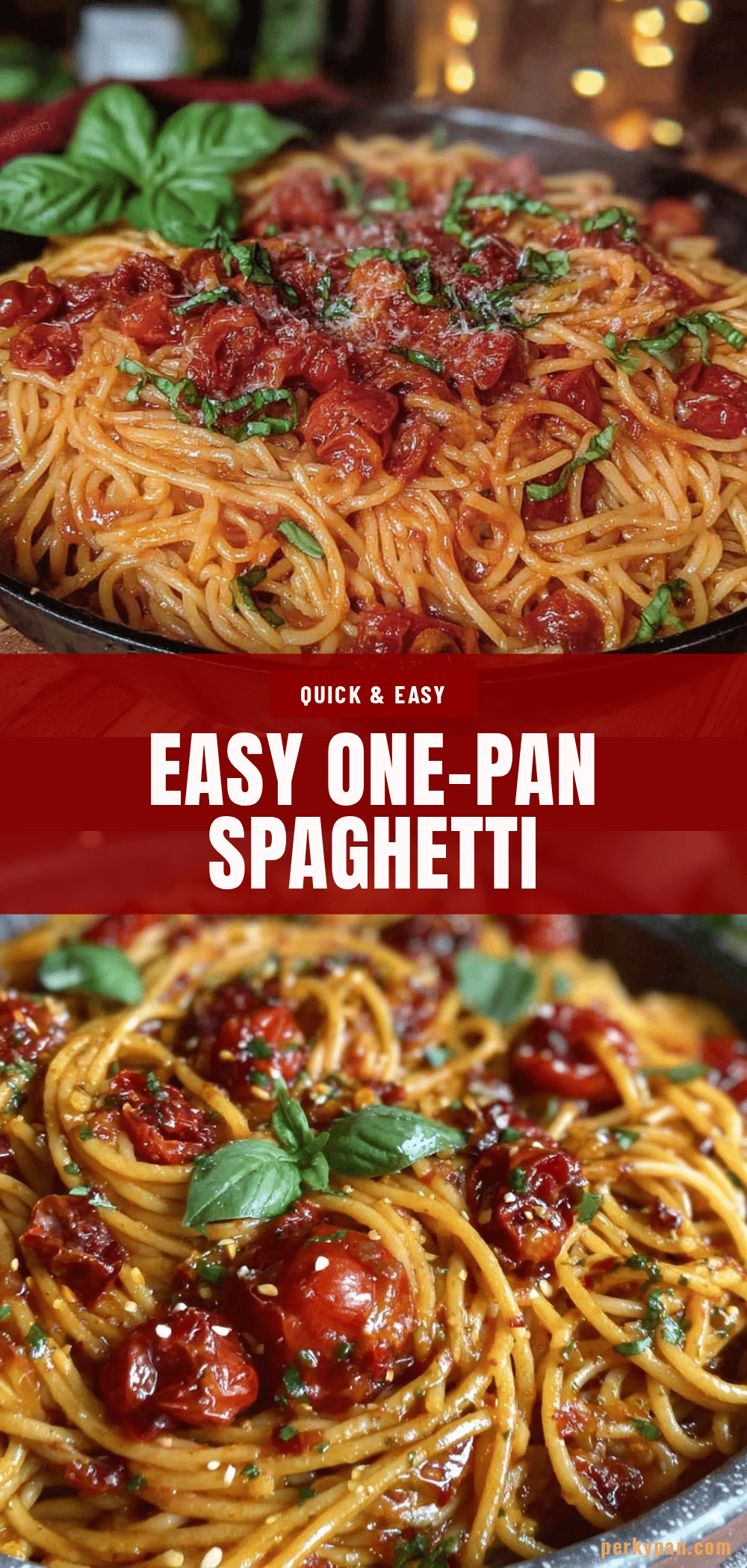 easy one-pan spaghetti recipe