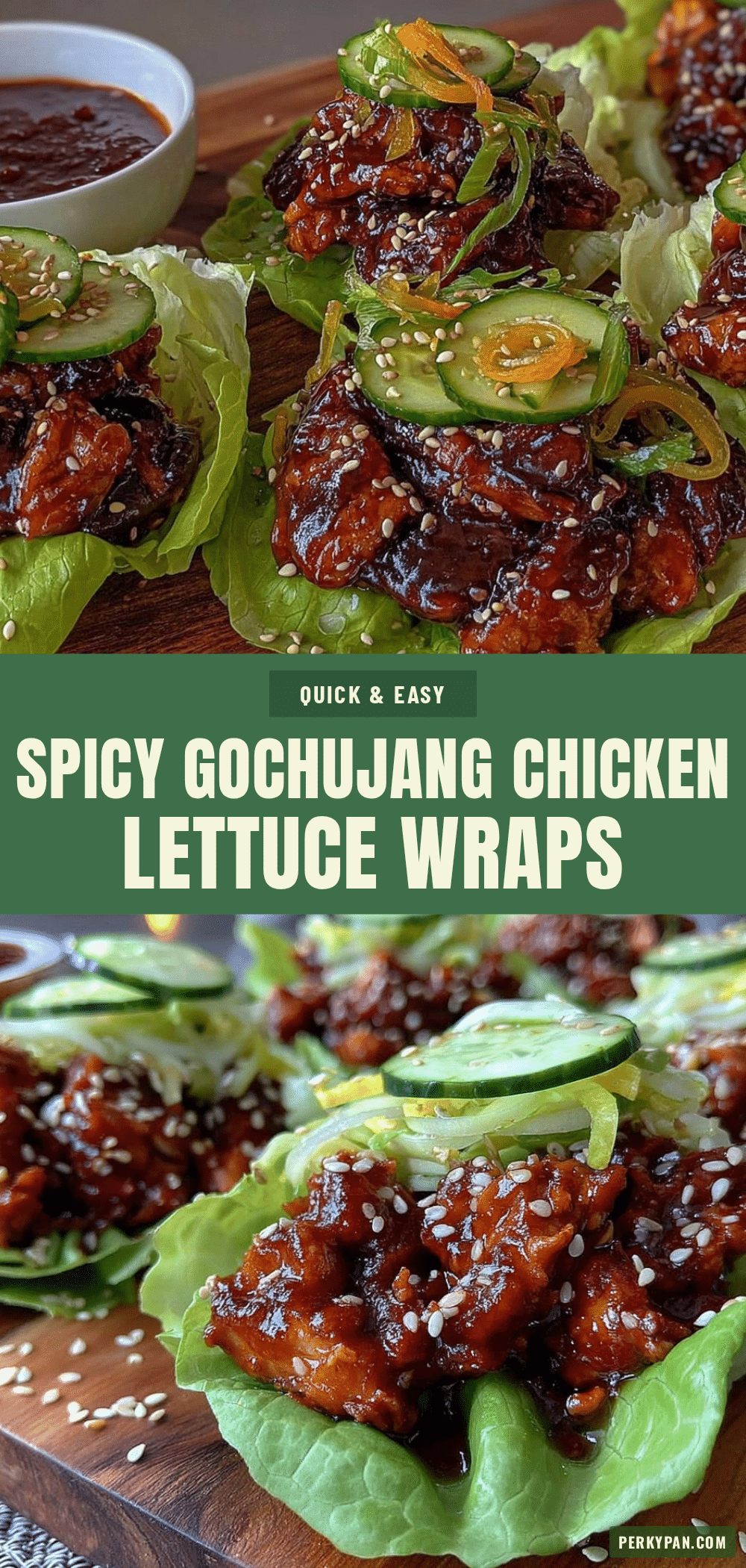 gochujang chicken lettuce wraps recipe