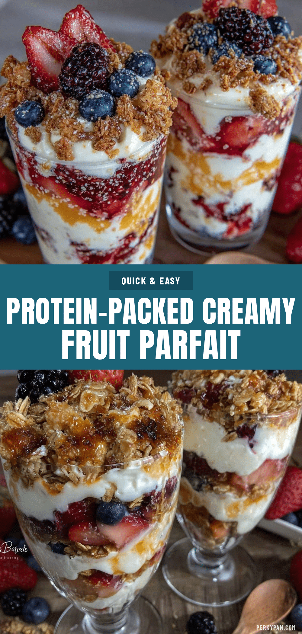 Healthy Clean Fruit Parfait recipe