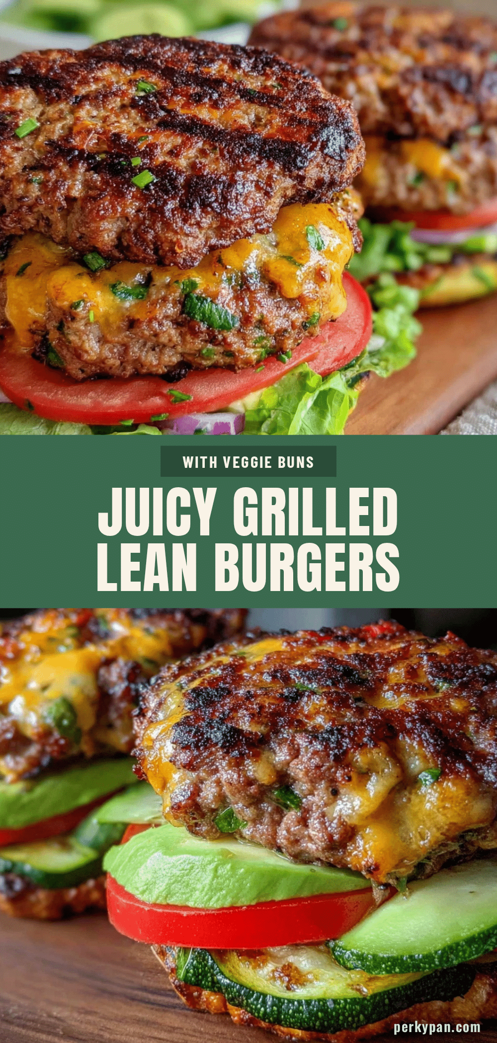 healthy clean grilled lean hamburgers recipe