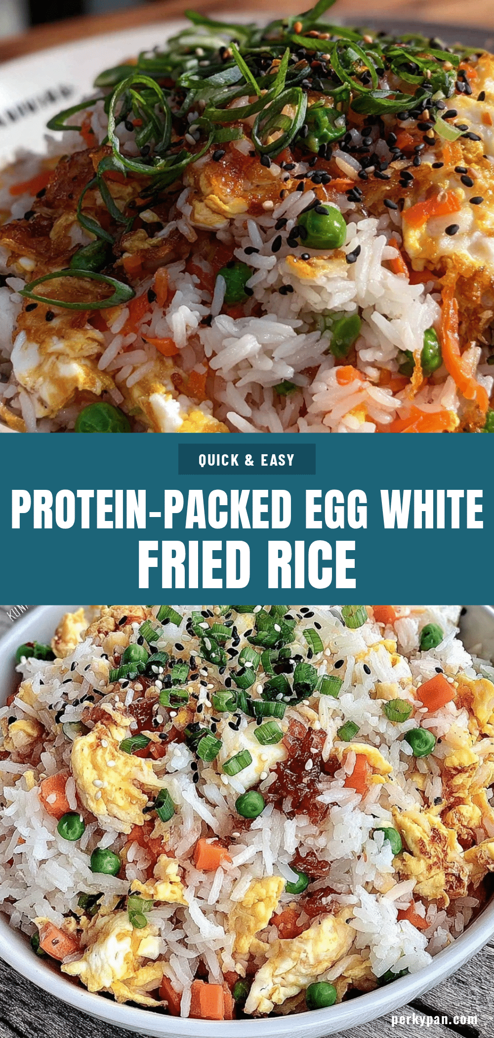 Healthy Macro-Friendly Egg White Fried Rice recipe