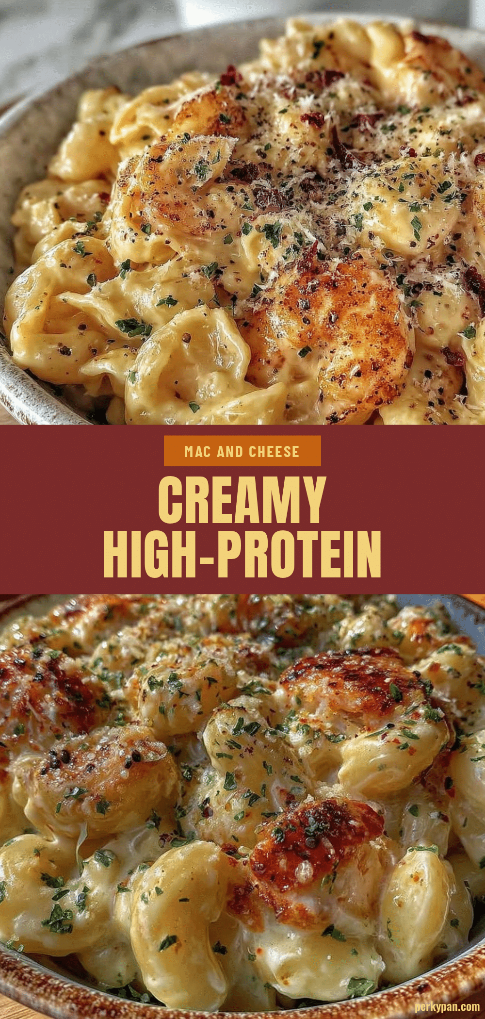 high-protein mac and cheese with grilled chicken recipe