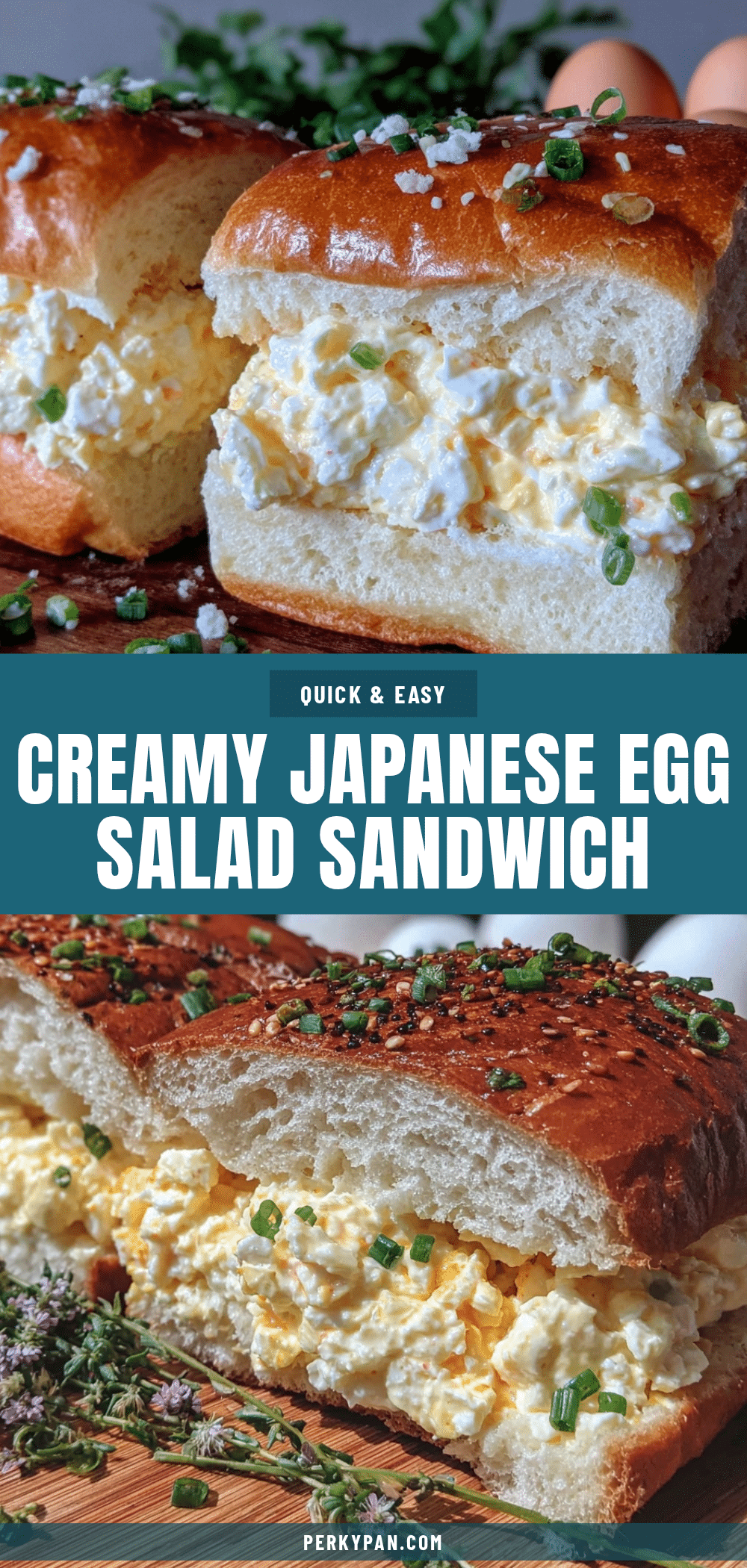 Japanese egg salad sandwich recipe