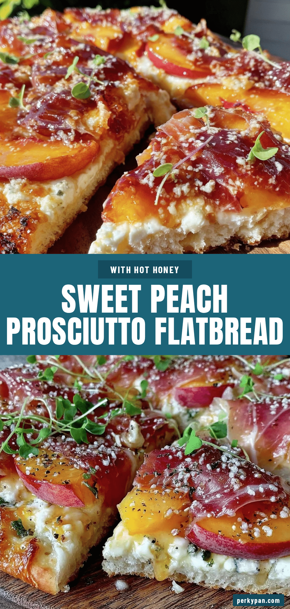 peach prosciutto gorgonzola flatbread recipe