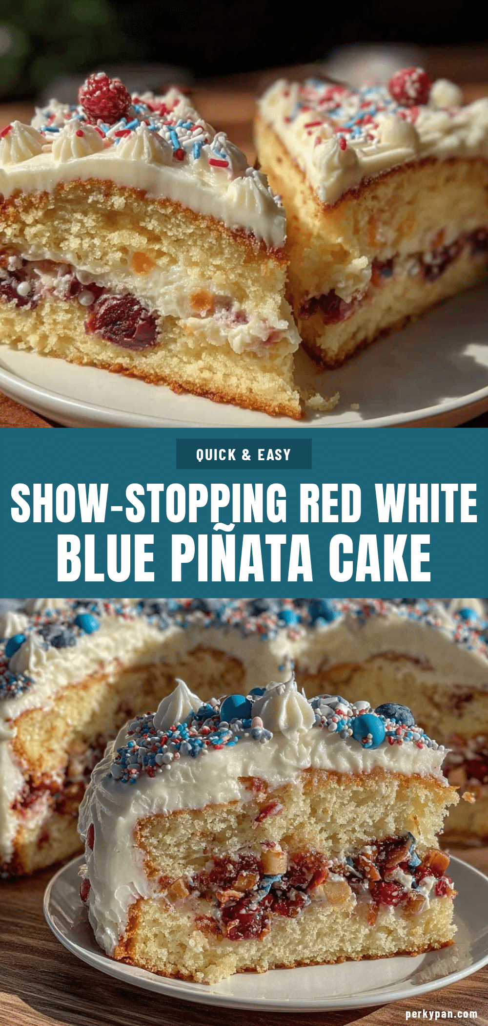 piñata flag cake recipe