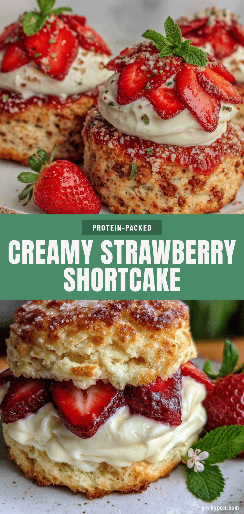 protein-packed strawberry shortcake recipe