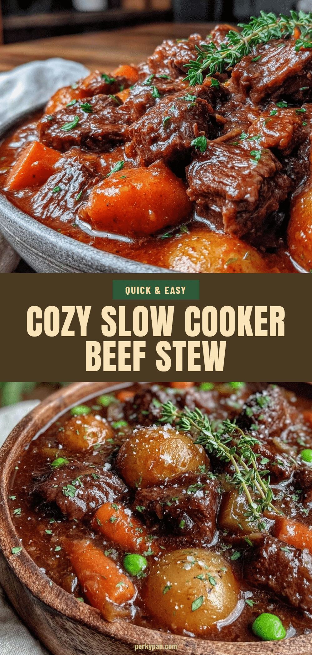 slow cooker beef stew recipe