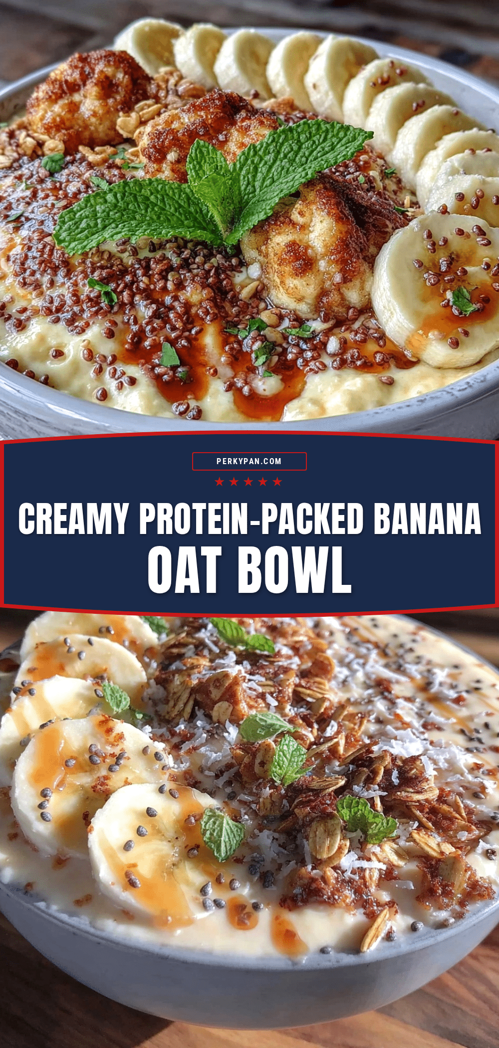 banana oat smoothie bowl recipe