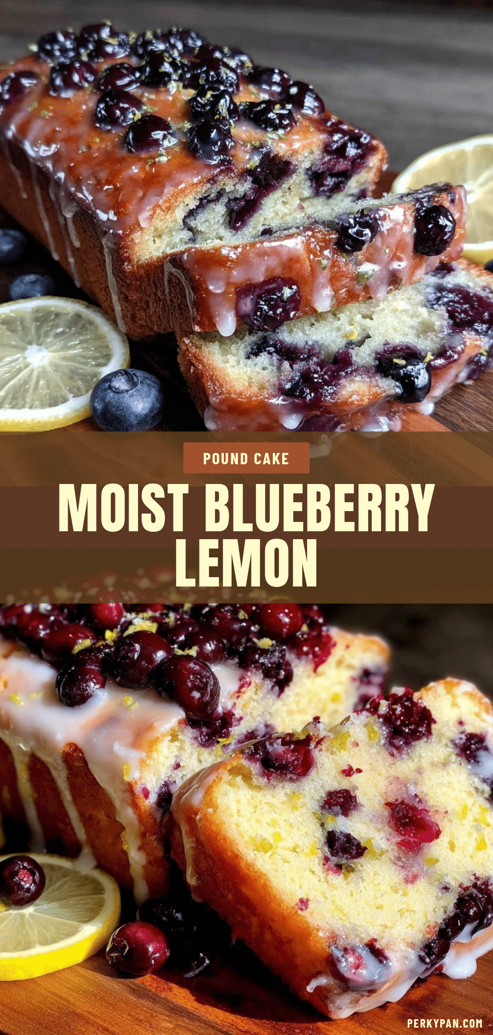 blueberry lemon pound cake loaf recipe
