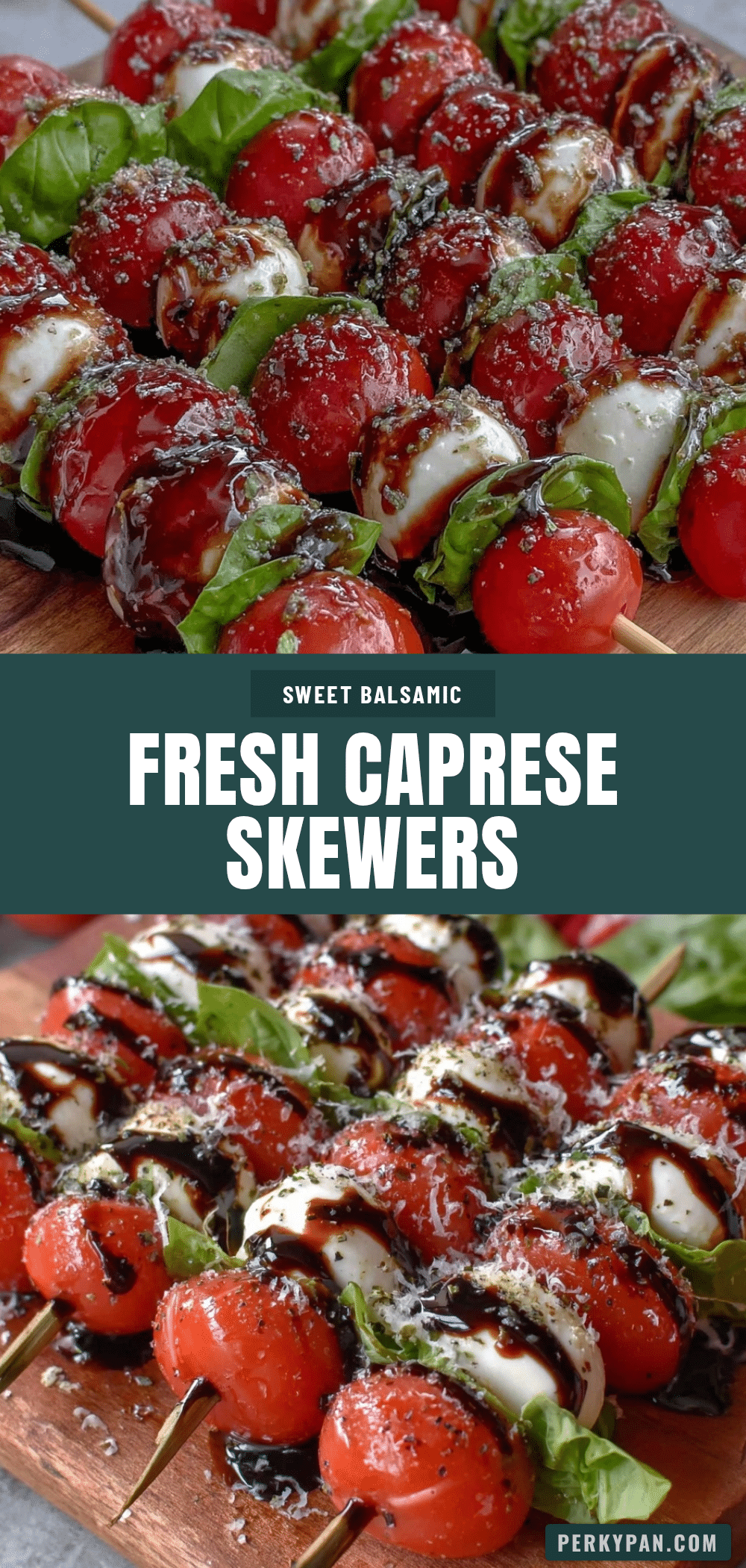 Caprese salad skewers recipe