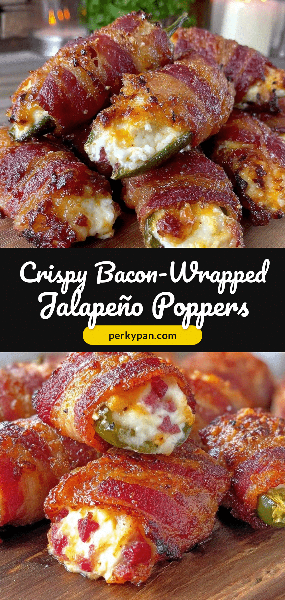 crispy bacon-wrapped jalapeño poppers recipe