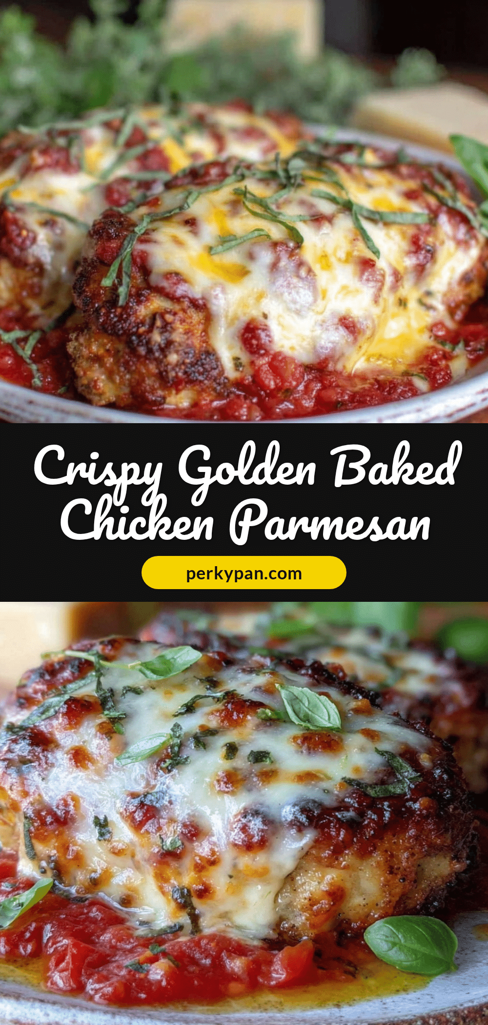 crispy baked chicken parmesan recipe