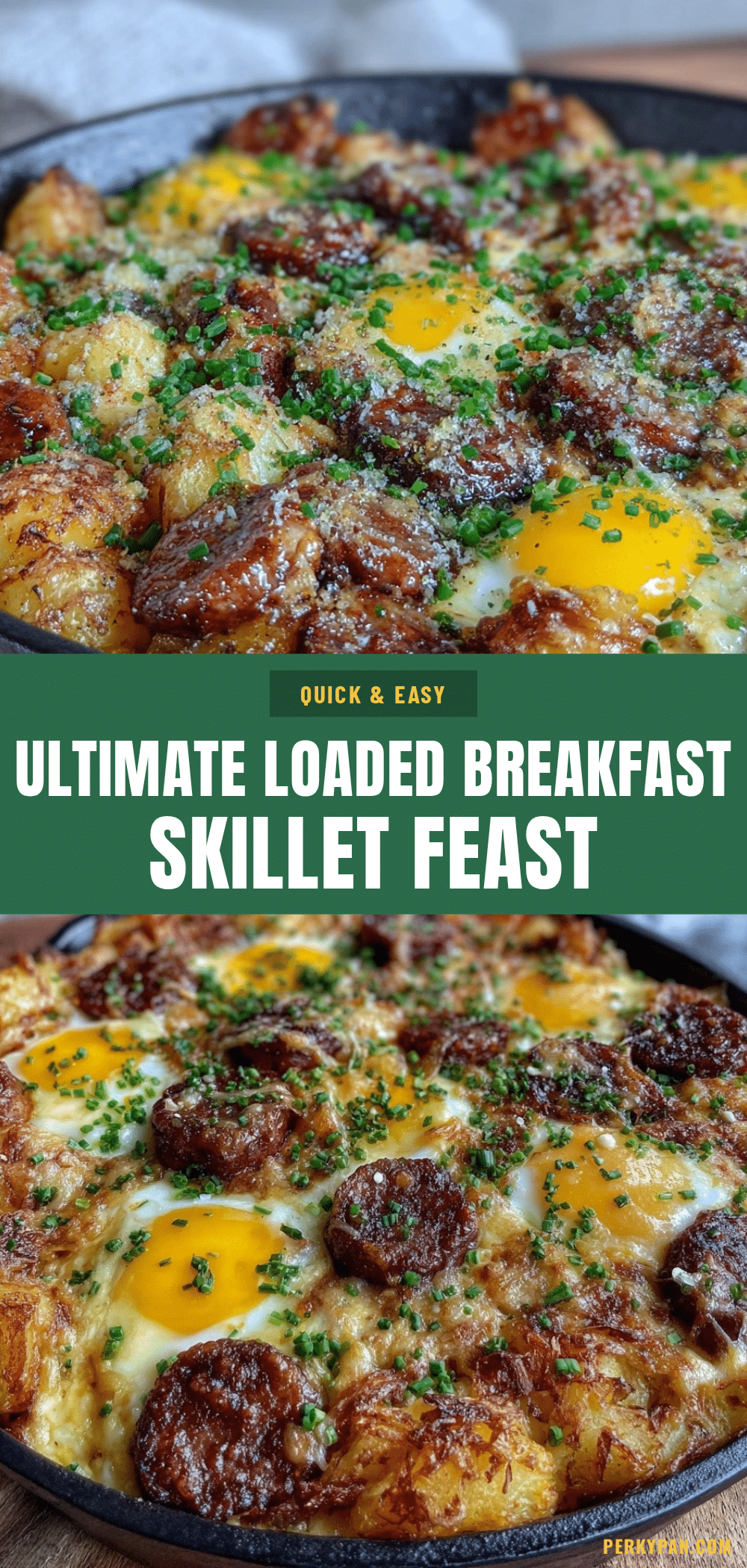 crispy loaded breakfast skillet recipe