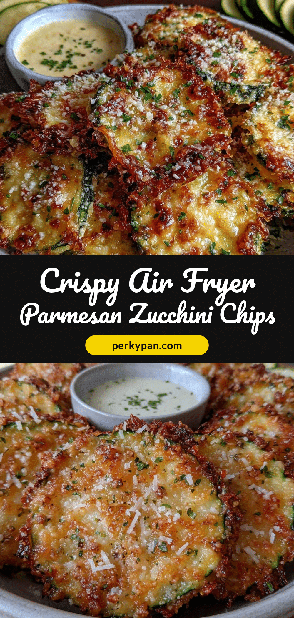 crispy Parmesan zucchini chips recipe