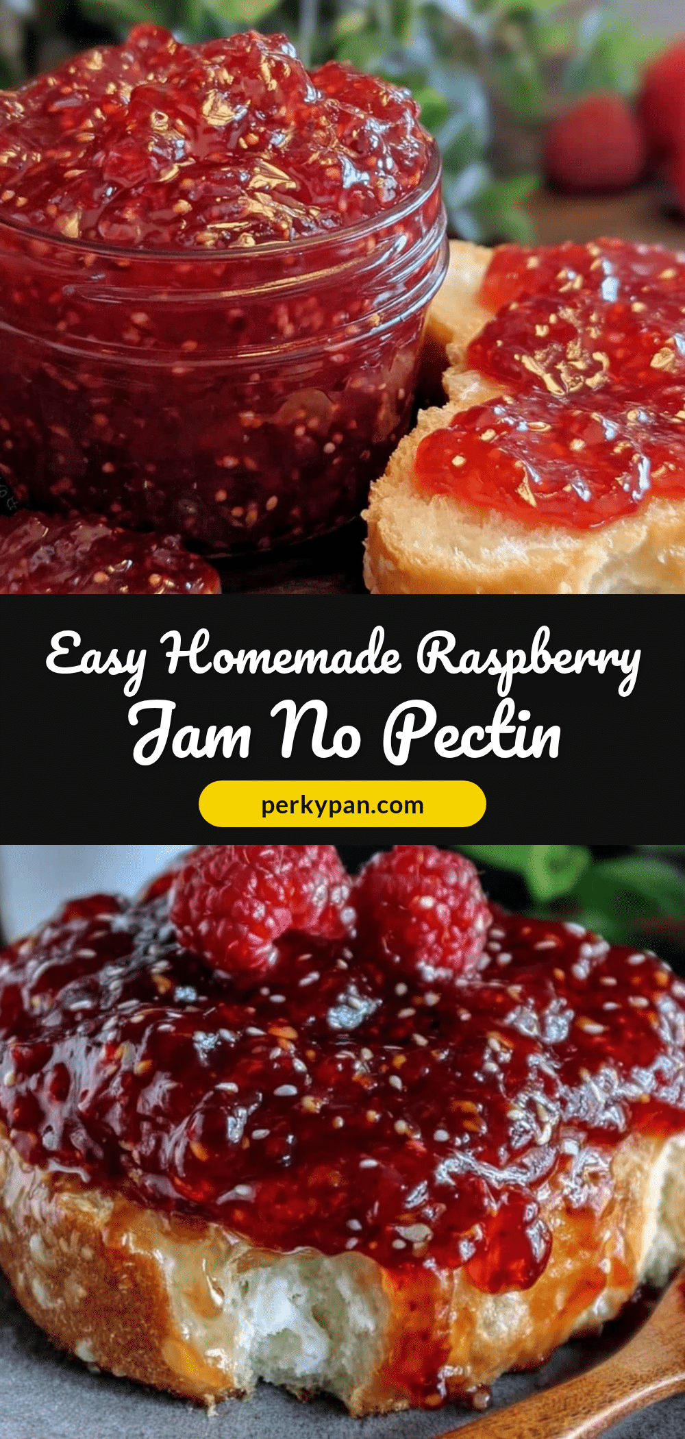 easy refrigerator raspberry jam recipe