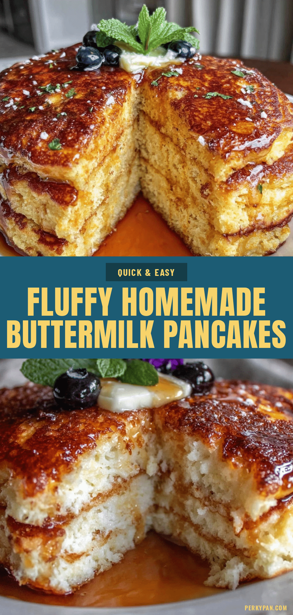 fluffy buttermilk pancakes recipe