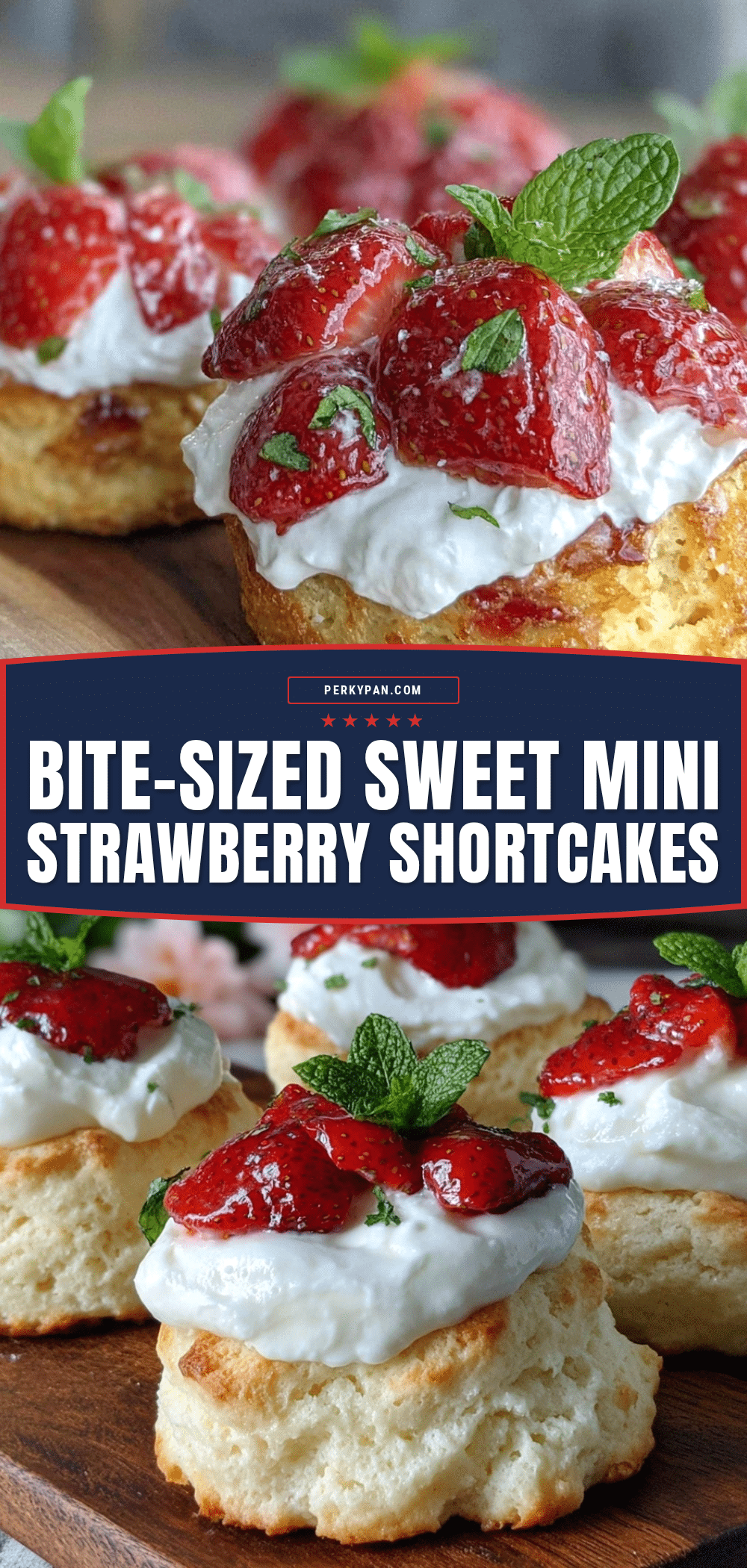 fluffy mini strawberry shortcakes recipe