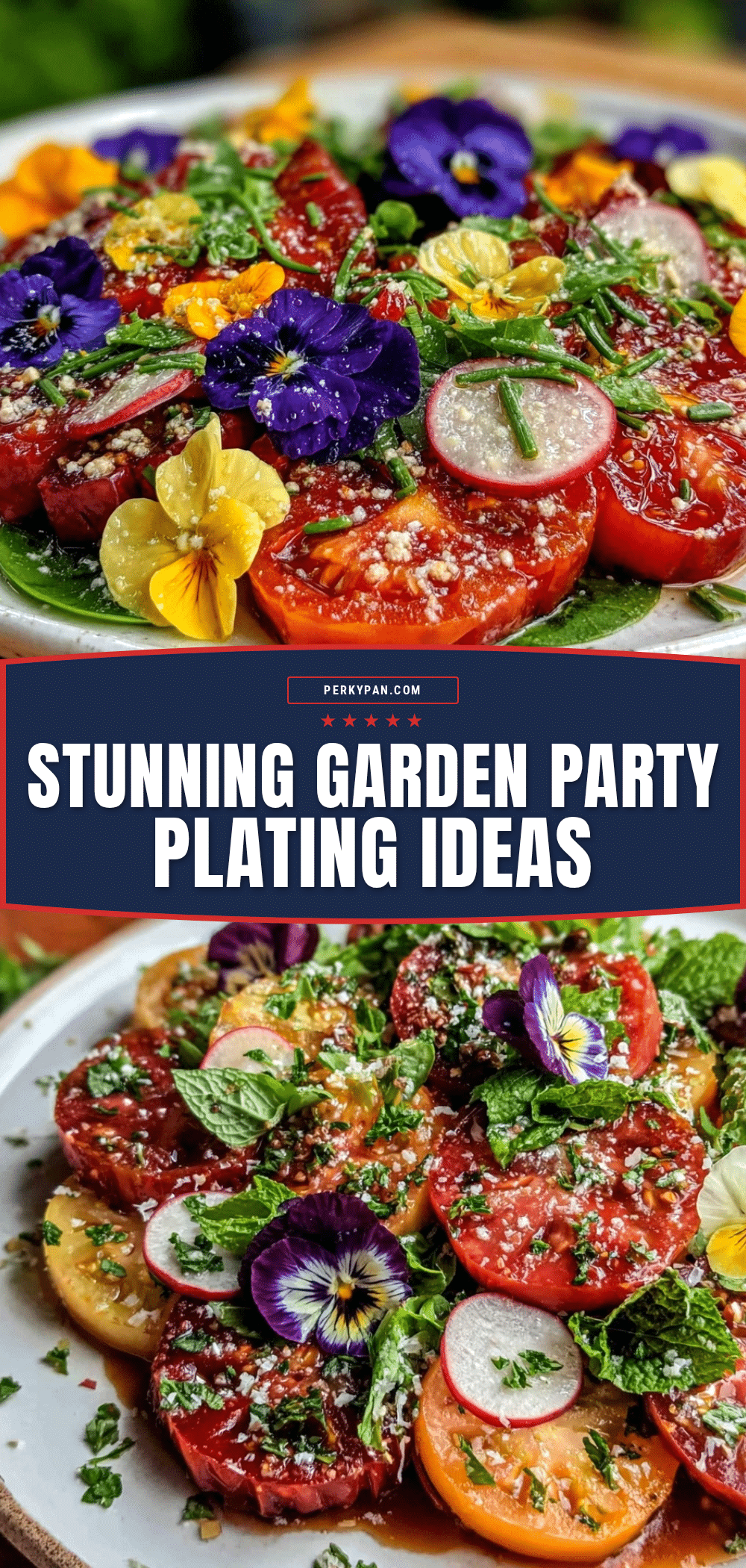 fresh garden party aesthetic plating ideas recipe