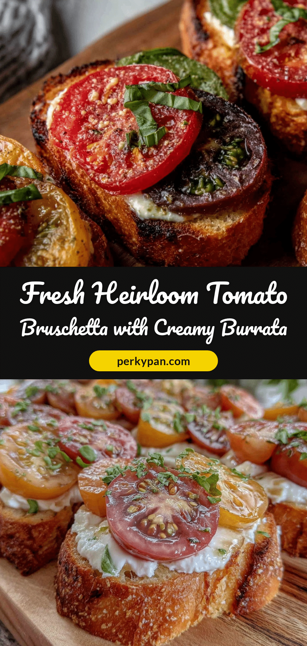 fresh heirloom tomato bruschetta recipe