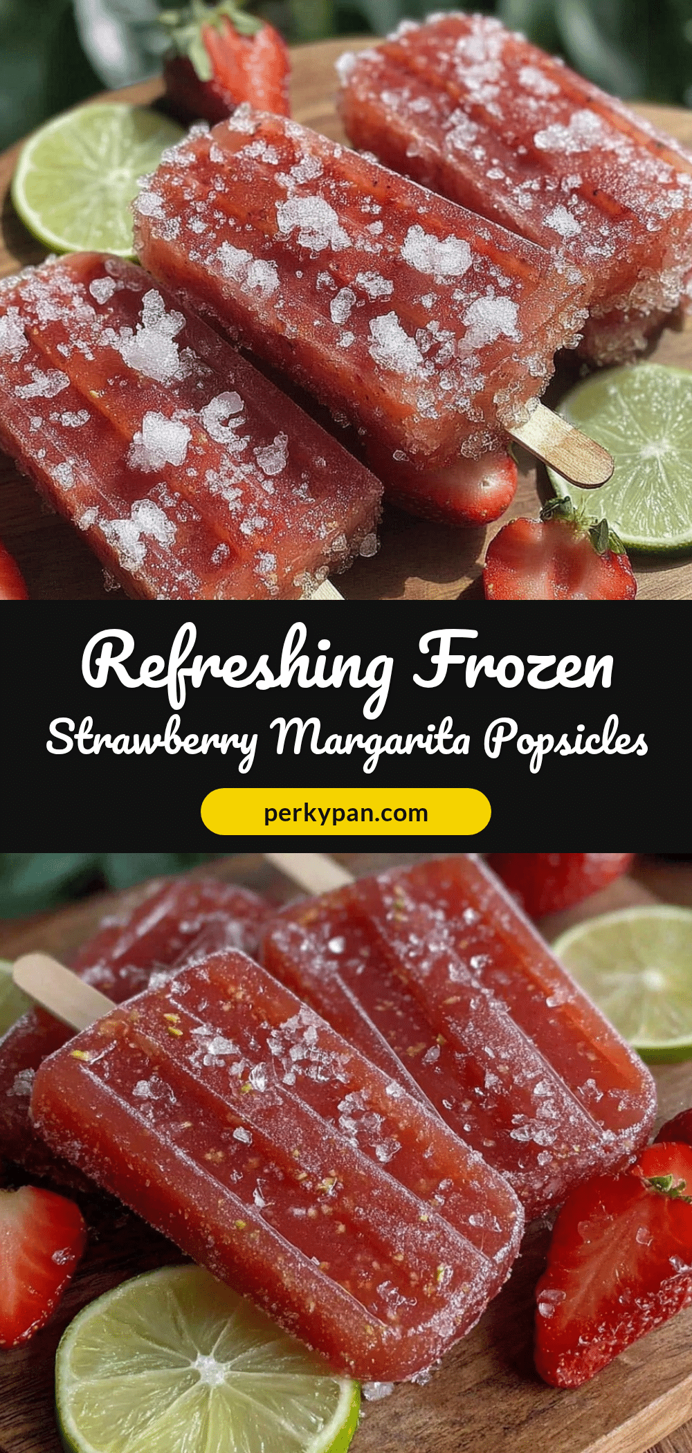 frozen strawberry margarita popsicles recipe