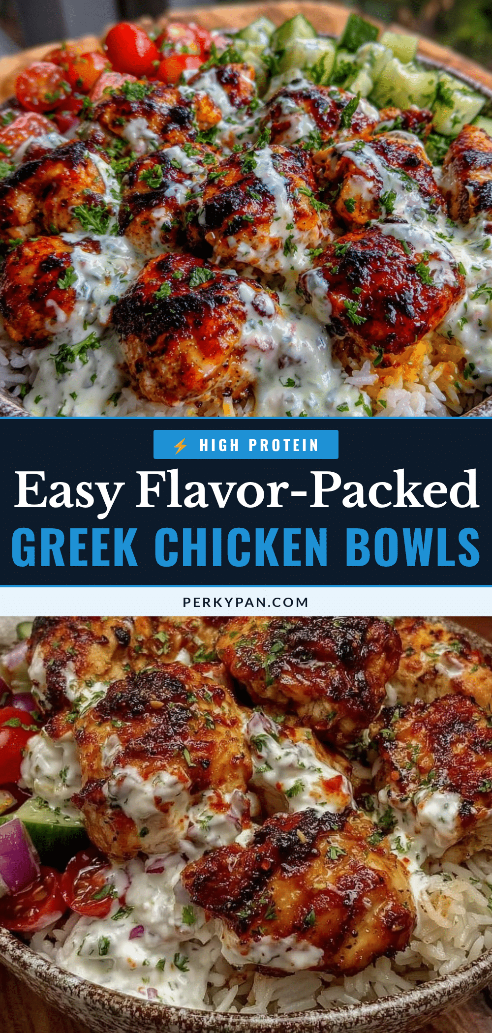 Greek Chicken Bowls recipe