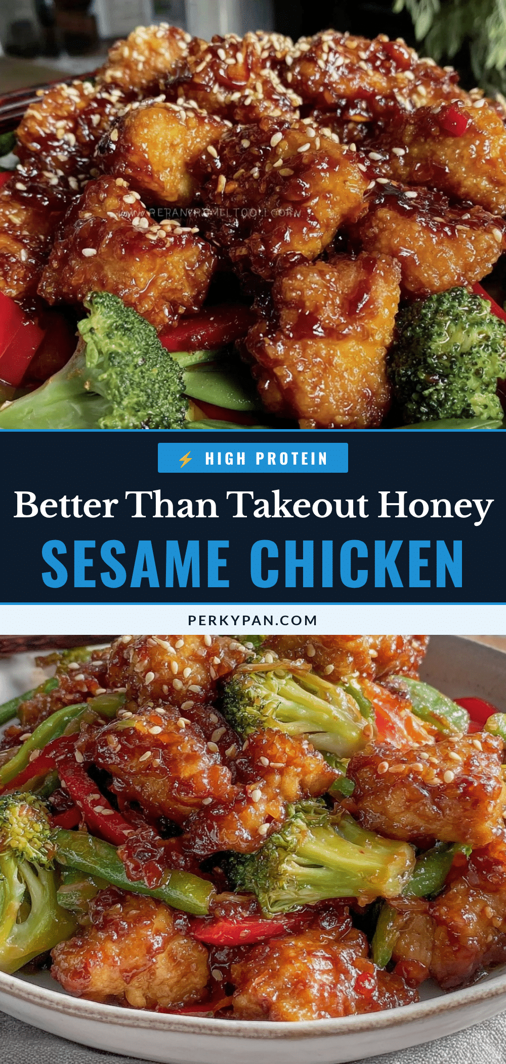 honey sesame chicken stir-fry recipe