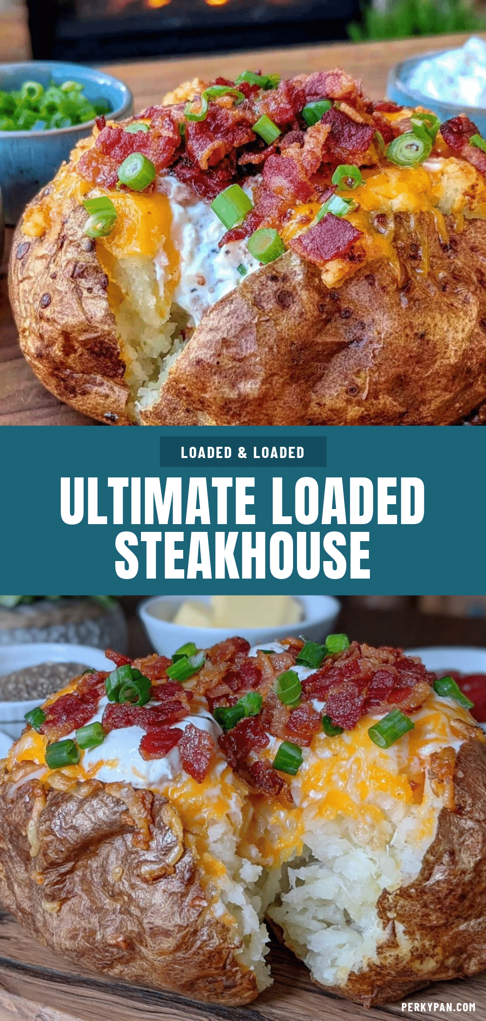 loaded steakhouse baked potato bar recipe