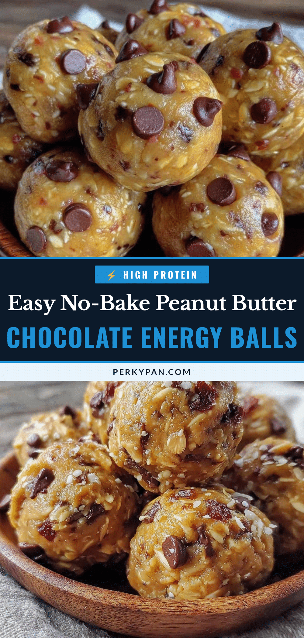 no-bake peanut butter energy balls recipe