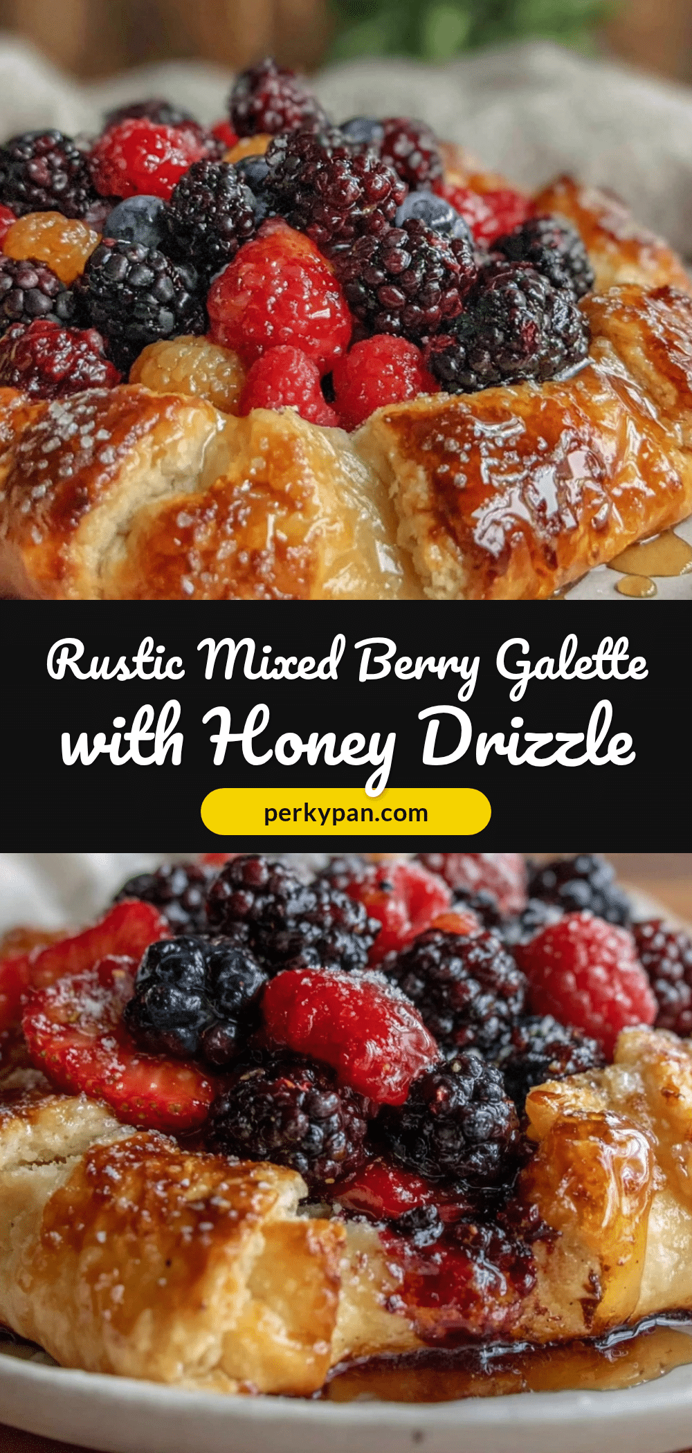rustic mixed berry galette recipe