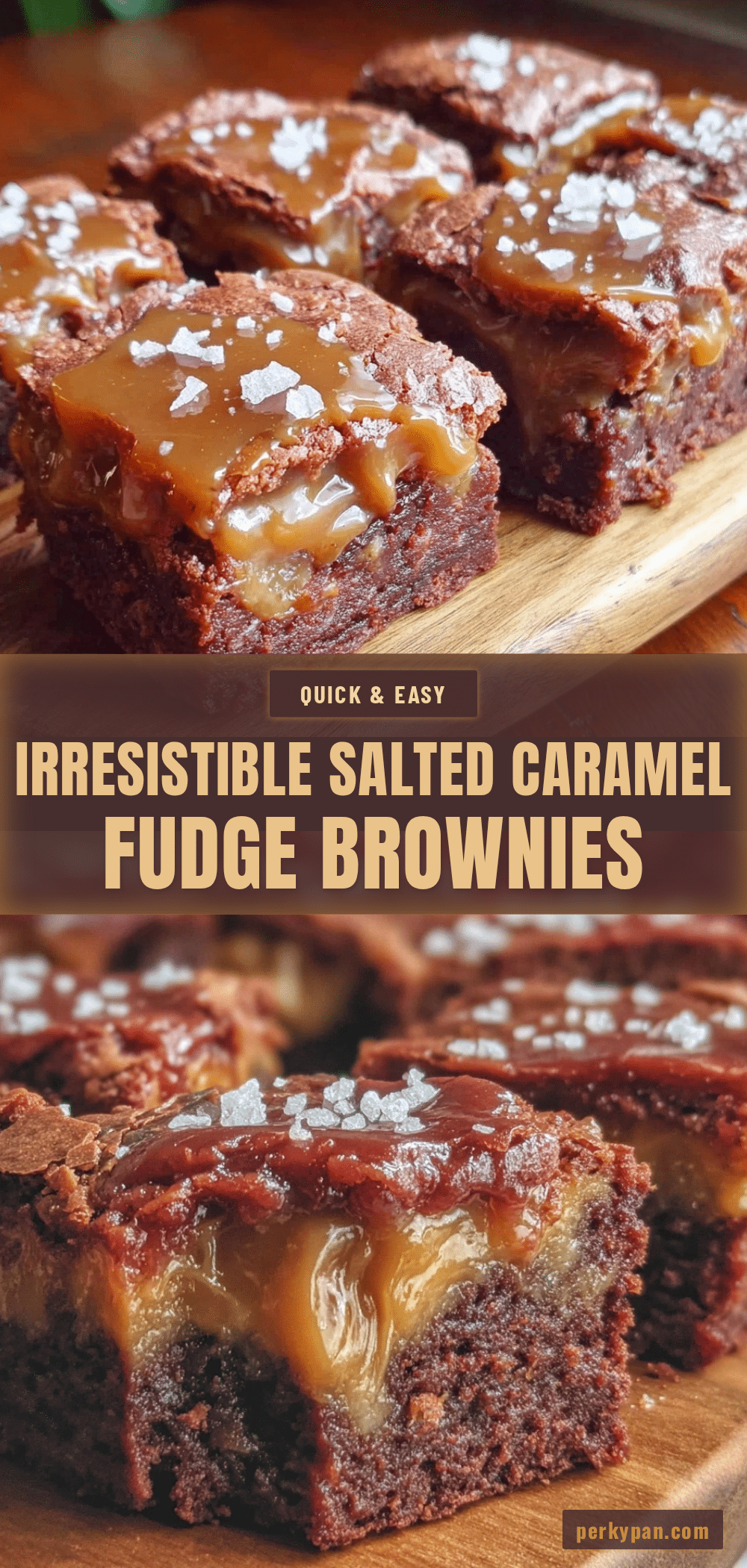 salted caramel brownies recipe