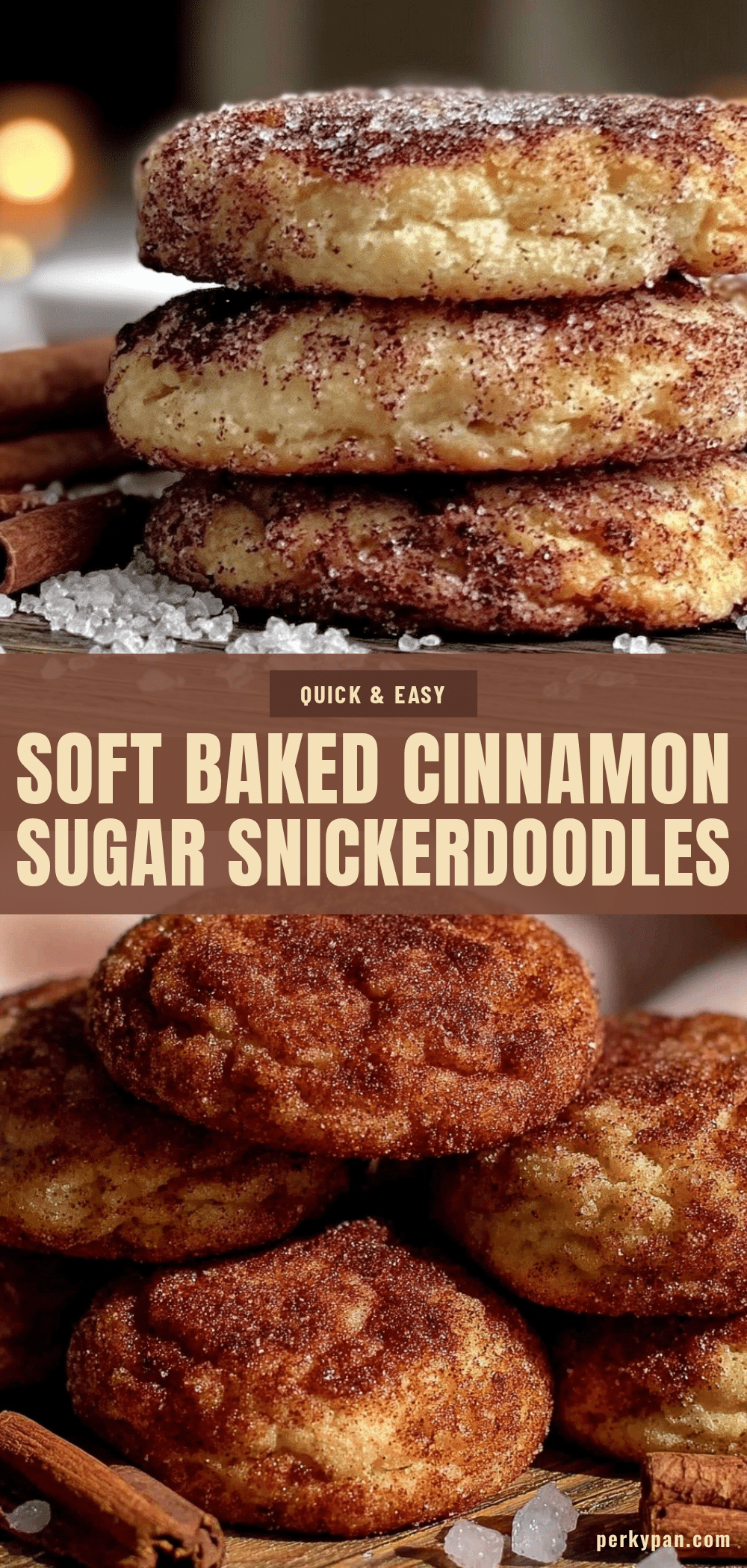 soft and tender snickerdoodle cookies recipe