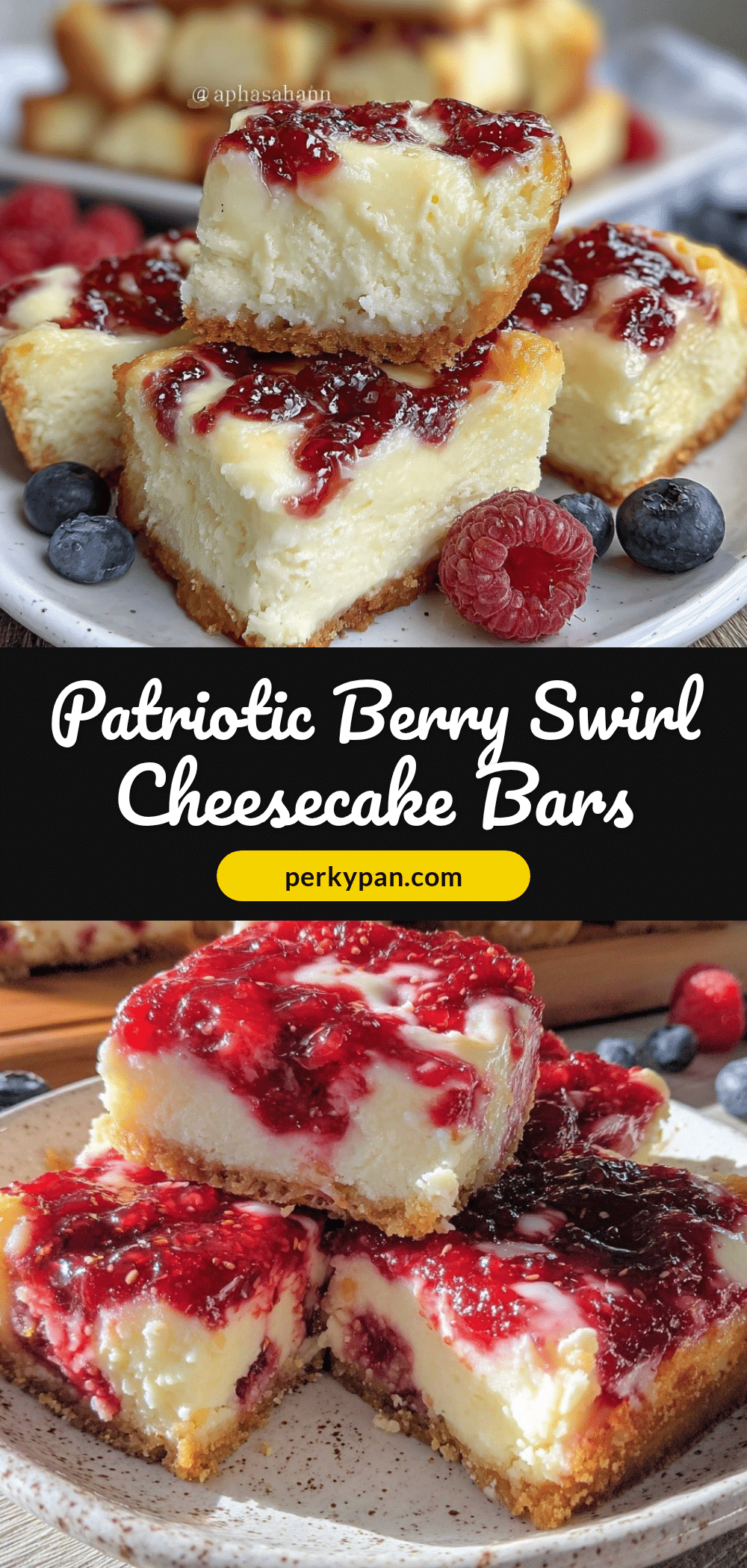 star-spangled cheesecake bars recipe