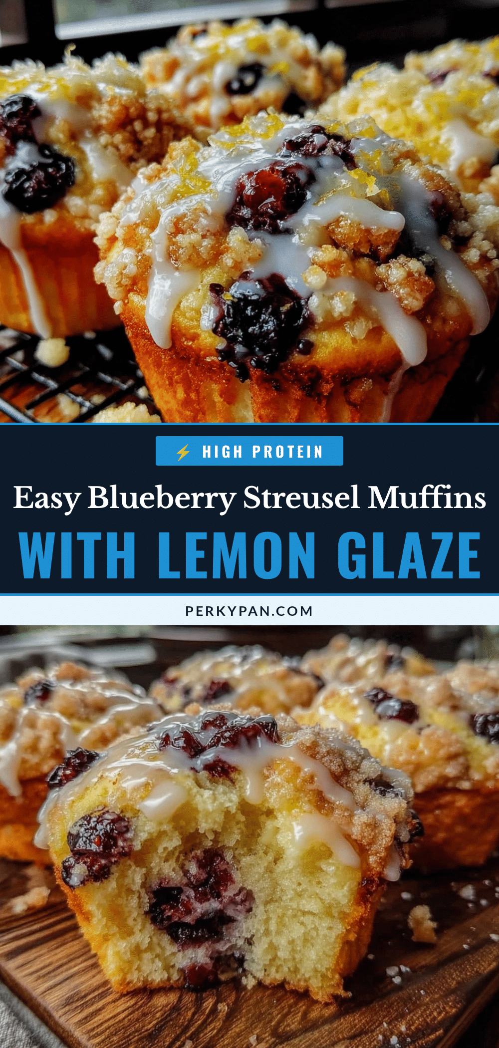 blueberry streusel muffins recipe