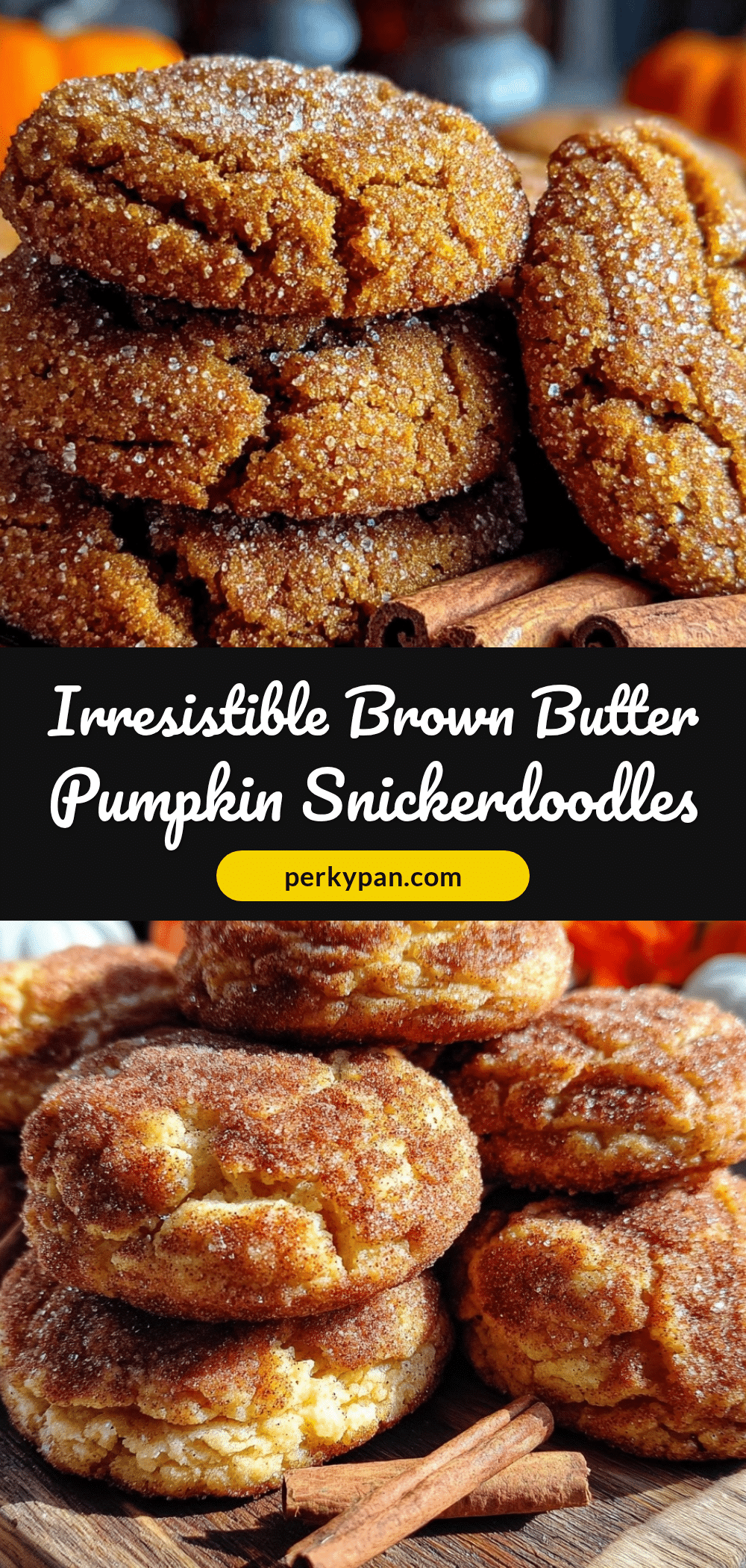 brown butter pumpkin snickerdoodles recipe