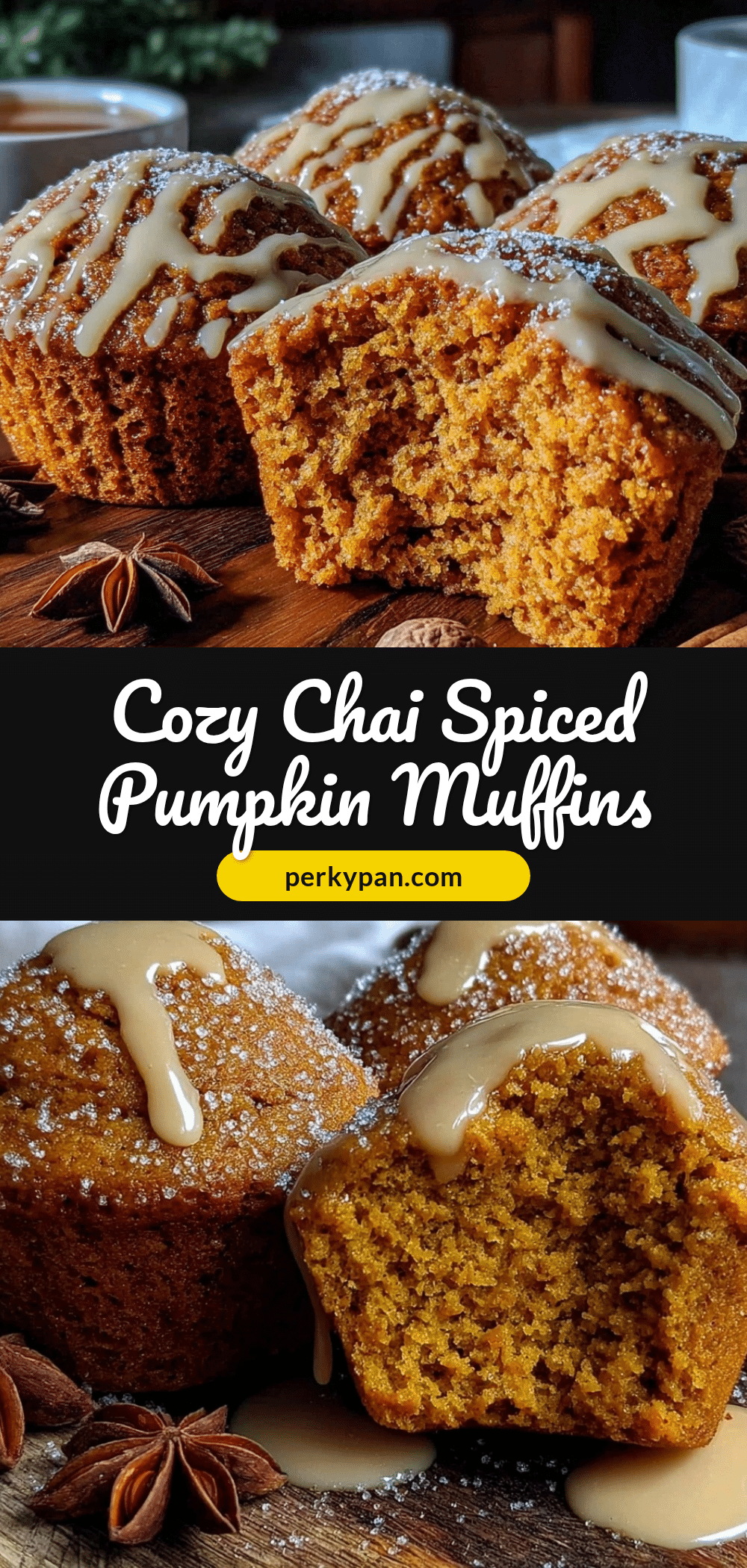 chai spiced pumpkin muffins recipe